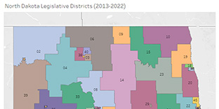 North Dakota Legislative Districts: 2013-2022